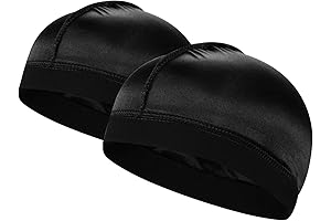 Oversized Satin Bonnet Cap for Women, Essential Night Hair Wrap Sleeping Cap...