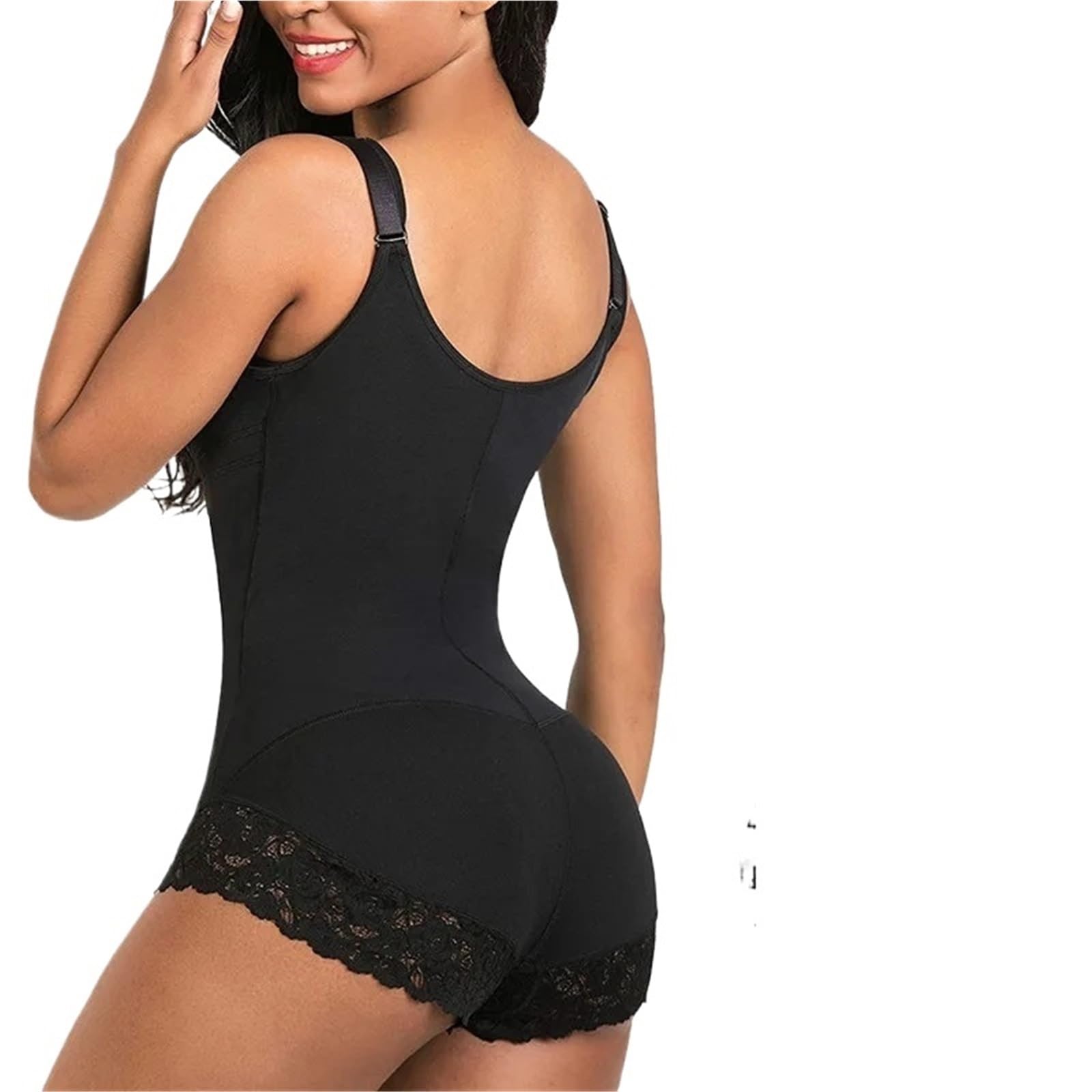 Fajas Reductoras Mujer Faja Moldeadora de Cuerpo for Mujer, corsé sin Costuras, Faja con Cremallera y Busto Abierto.(Beige 2,XXXL)