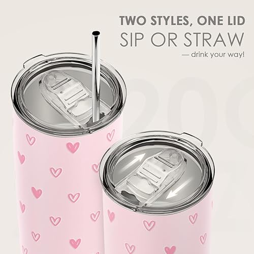 Vista 177 de SANDJEST Vaso térmico de acero inoxidable de 20 onzas con diseño de calavera de vaca, taza de viaje para café, regalos para hombres y mujeres, Cow 1