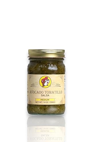 Buc-ee's Signature Texas Salsa - Delicia picante del sabor del suroeste (tomatillo de aguacate)
