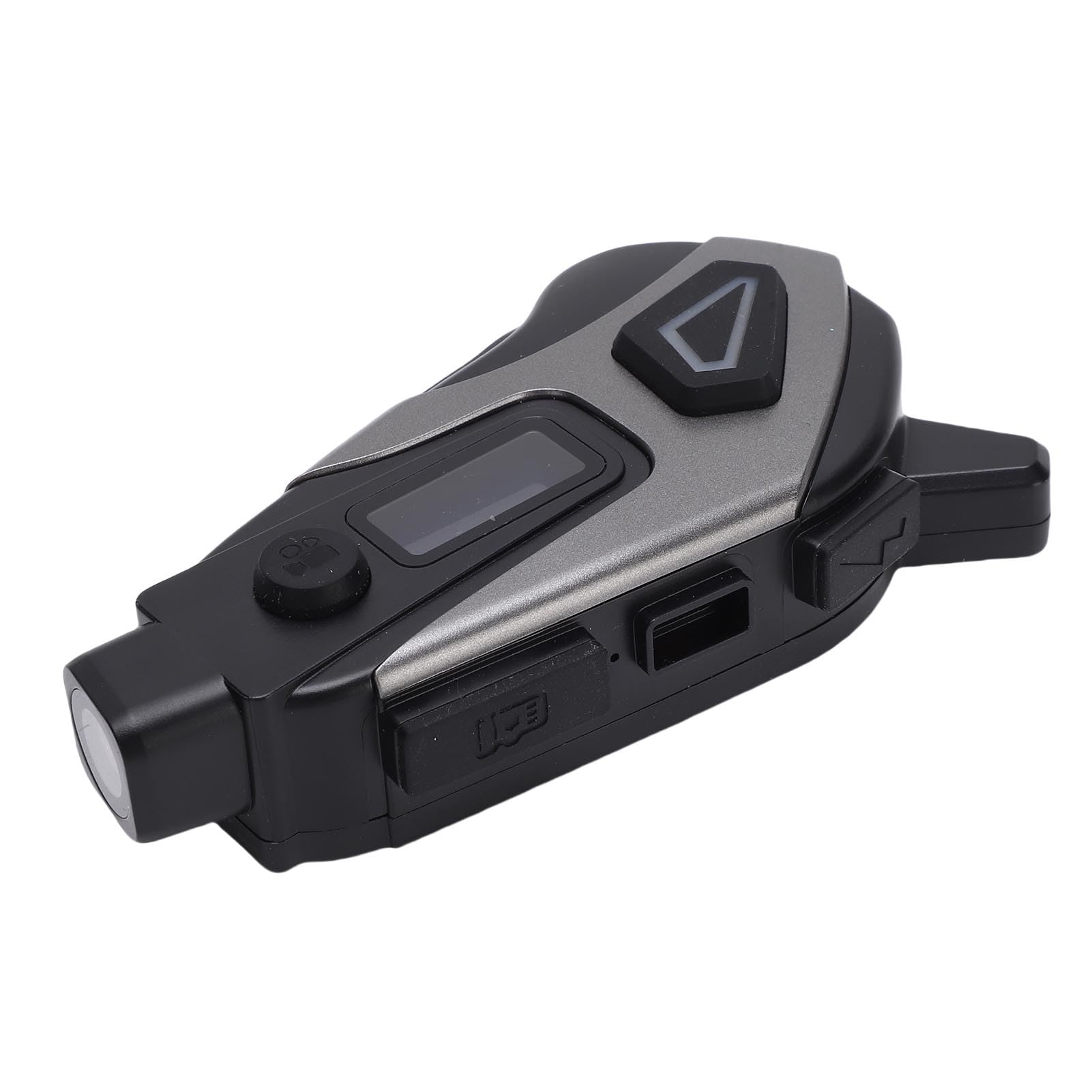 GOWENIC Caméra de Casque de Moto étanche IPX8 1080P Enregistreur Vidéo HD, Réduction du Bruit des écouteurs sans Fil pour Les Déplacements en Ville, Installation Facile
