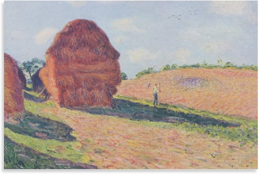 Amazon.co.jp: Alfred Sisleyアルフレッド・シスレー《 積み藁