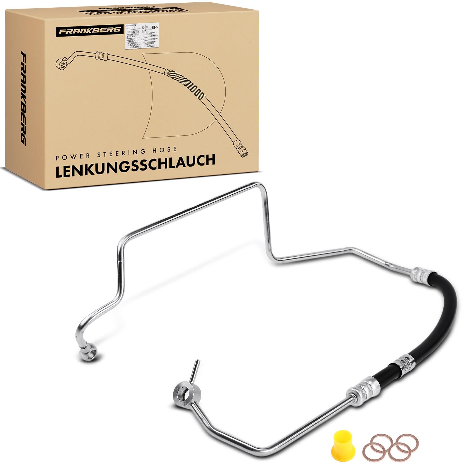 Frankberg Servosterzo Tubo flessibile Compatibile con Doblo MPV 119 223 Doblo Furgone/MPV 223 Replace# 3405519,51714311