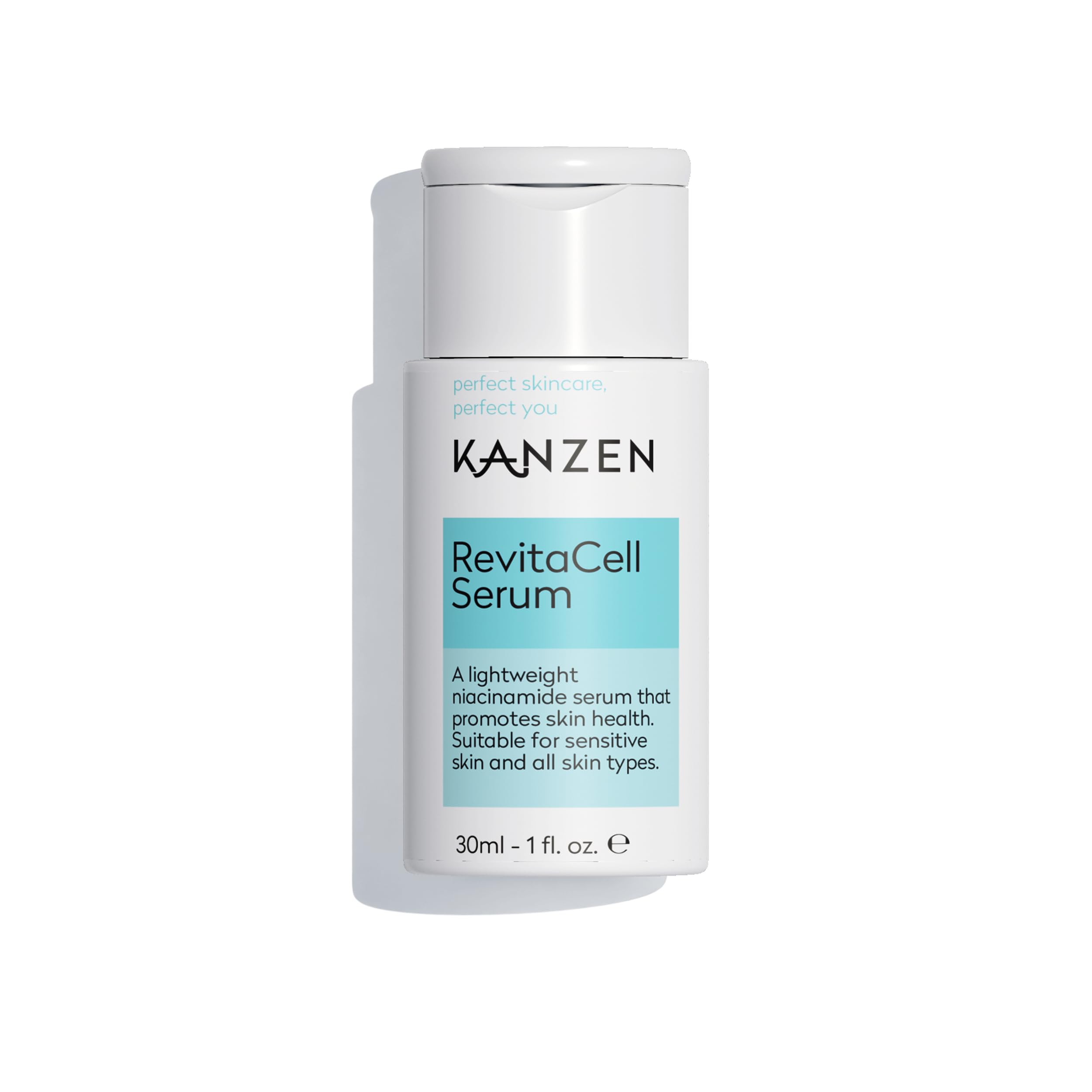 Kanzen Skincare RevitaCell Niacinamide Serum 30ml - Skin Serum for Blemishes Pore Refining & Even Skin Tone with Vitamin B3