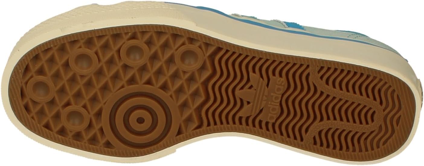 adidas Originals Nizza Platform Mid Womens Trainers Sneakers (UK 4.5 US 6 EU 37 1/3, Blue White GX4604)