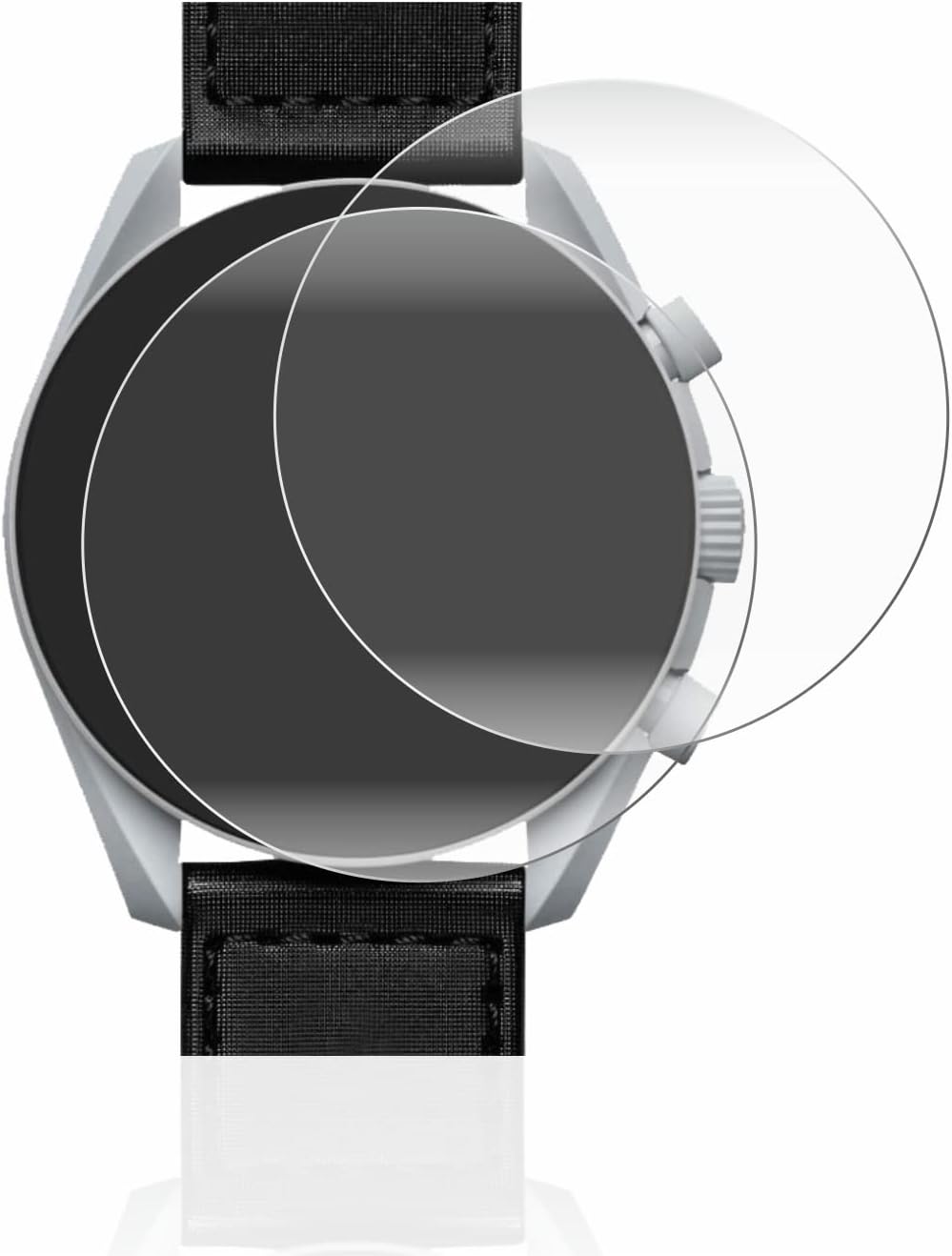 brotect 3D Curved Screen Protector Compatible with Omega x Swatch Speedmaster Moonswatch (2 Pack) - Full Screen Coverage