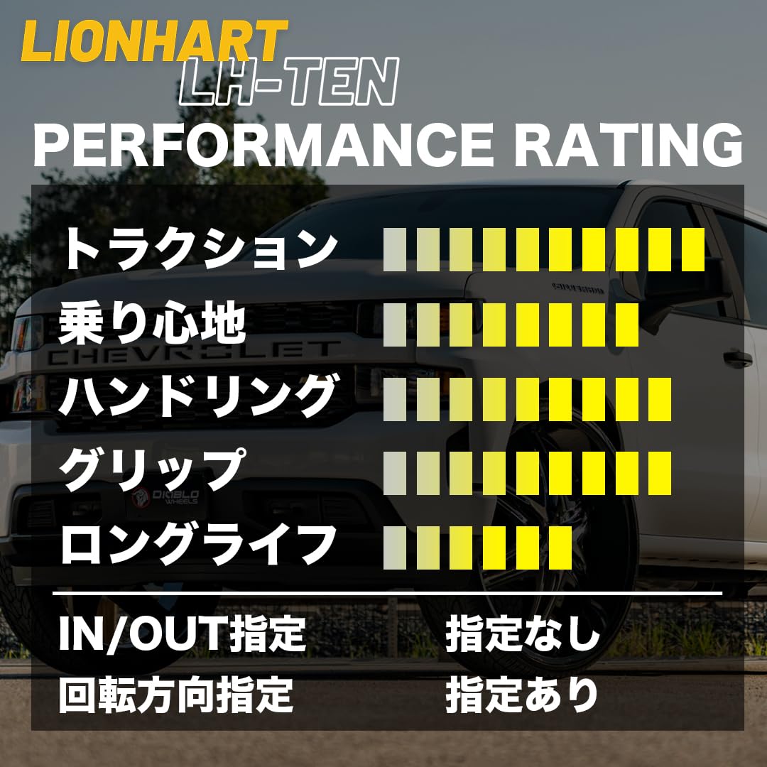 Amazon.co.jp: 4本セット LIONHART LH-TEN 285/50R20 116V XL 4本 