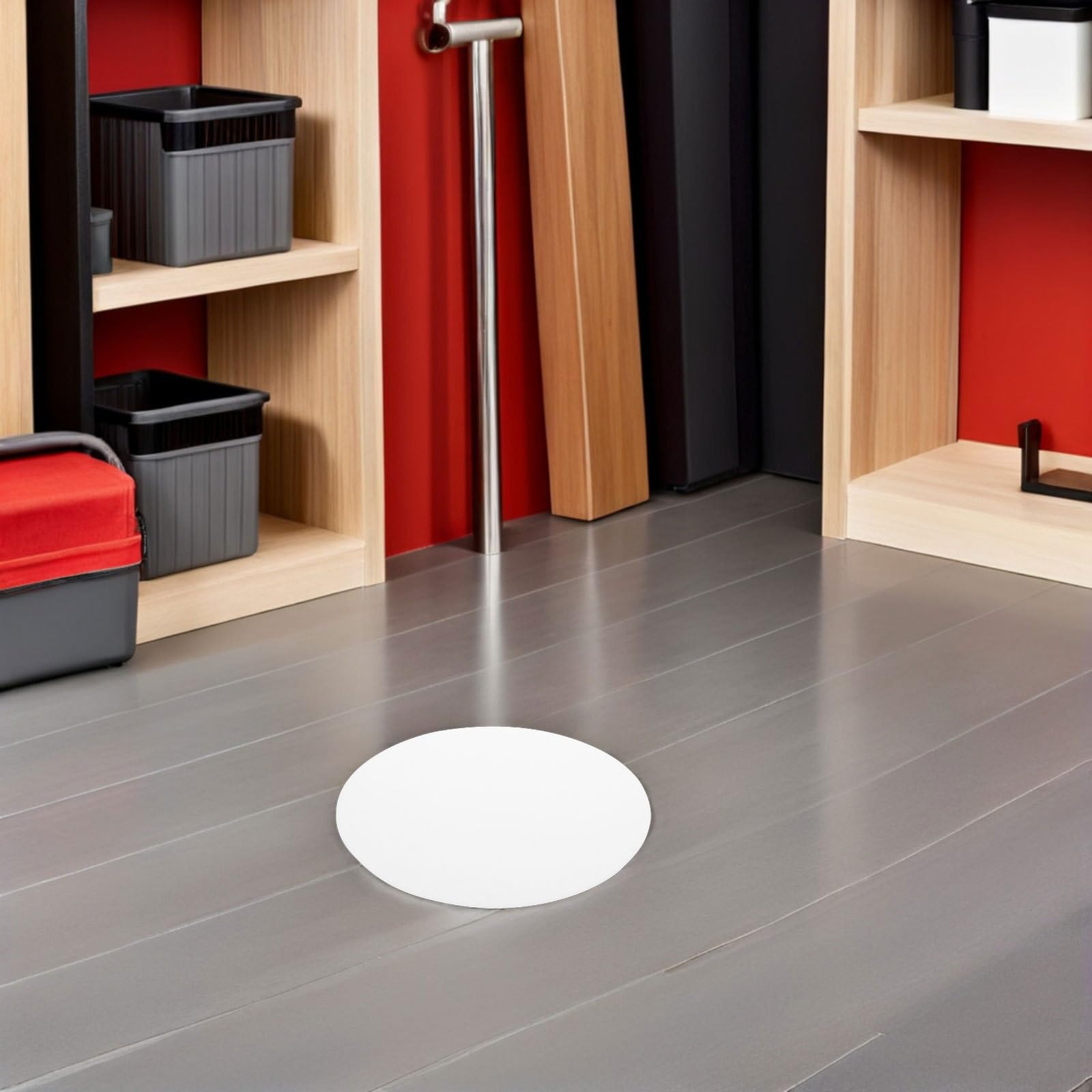 iplusmile Difusor de panel de luz circular acrílico 39,5 cm, 2 piezas con bordes redondeados, para dormitorios y salas de, fácil instalación y superficie translúcida