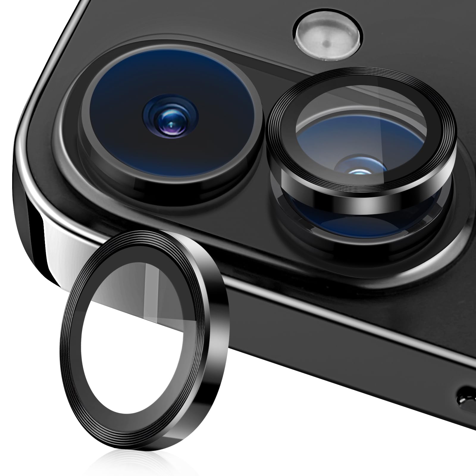 BEVY Compatible for Black Iphone 16 Camera Lens Protector/Iphone 16 Plus Camera Lens Protector - 9H Hardness, Premium Iphone 16 Lens Protector, Does Not Affect Flash Shots (B0DHZRGB2F) Amazon Price History, Amazon Price Tracker