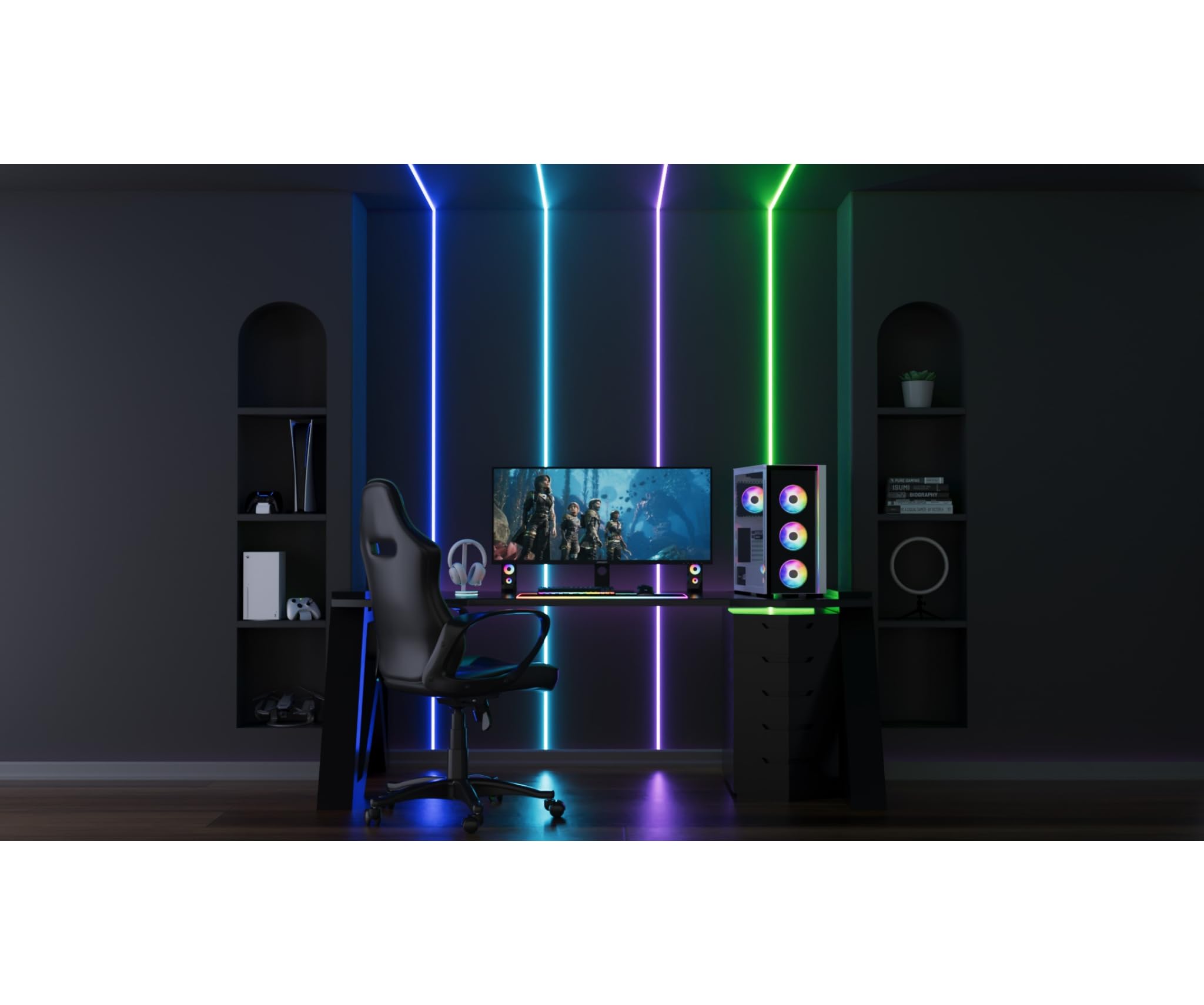 JAPANNEXT Wyświetlacz PC Gamer 40" 144Hz 1ms IPS UWQHD (3440 x 1440) | Ładowanie USB-C 90W | G-Sync/FreeSync | 2 lata | JN-IPS401UWQHD144