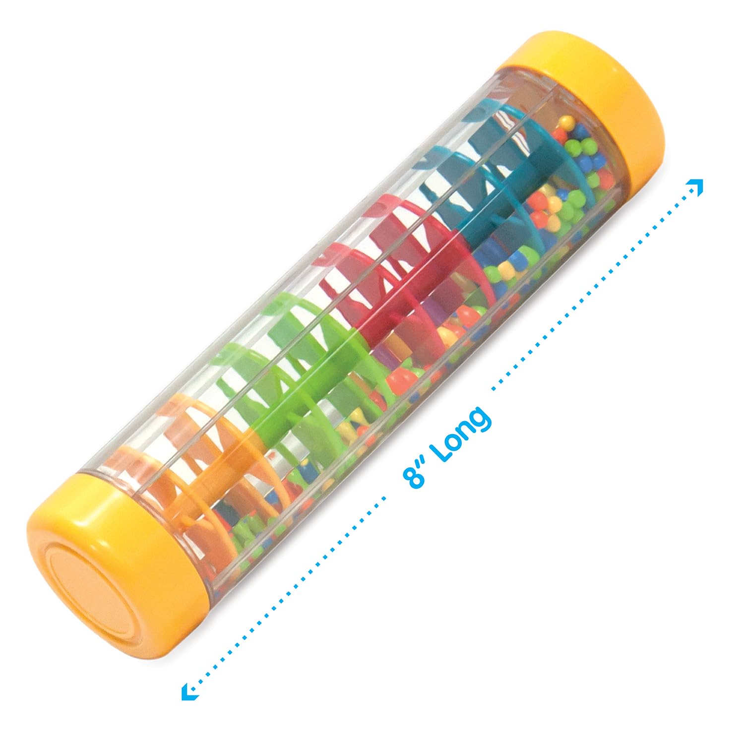 Kidoozie Peaceful Rainmaker - Shake, Roll & Flip! - Multi-Level Bead Toy with Soothing Raindrop Sounds & Cascading Colors for Sensory Play & Development