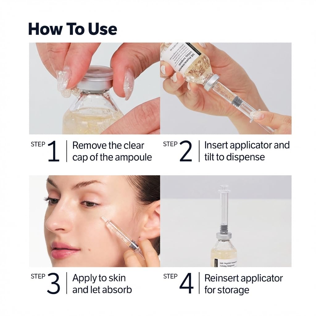 SUNGBOON EDITOR Intensive Collagen Care Duo | for Wrinkles, Skin Tightening & Dry Skin | Silk Peptide Intensive Lifting Ampoule & Retinol Capsule Cream | Korean Skincare - Image 8