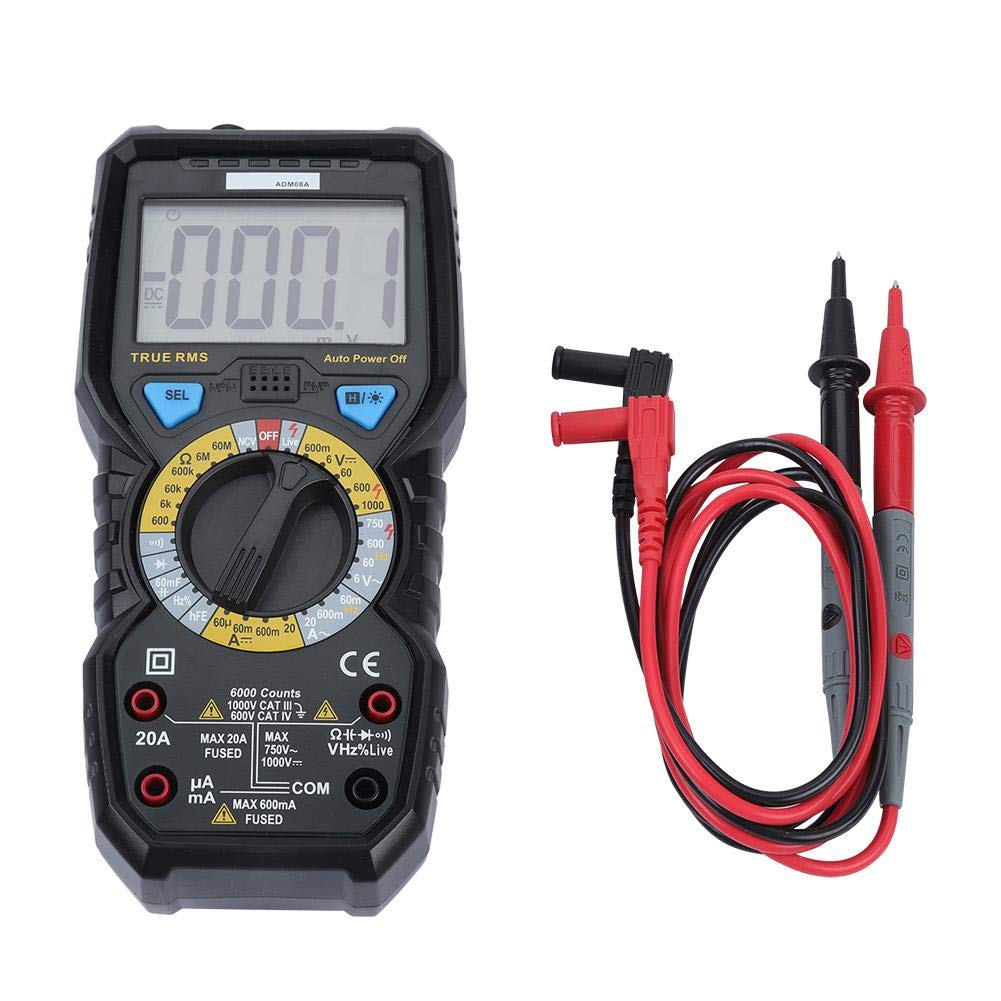 Buy Akozon Digital Multimeter ADM08A True RMS Digital LCD 5999 Display