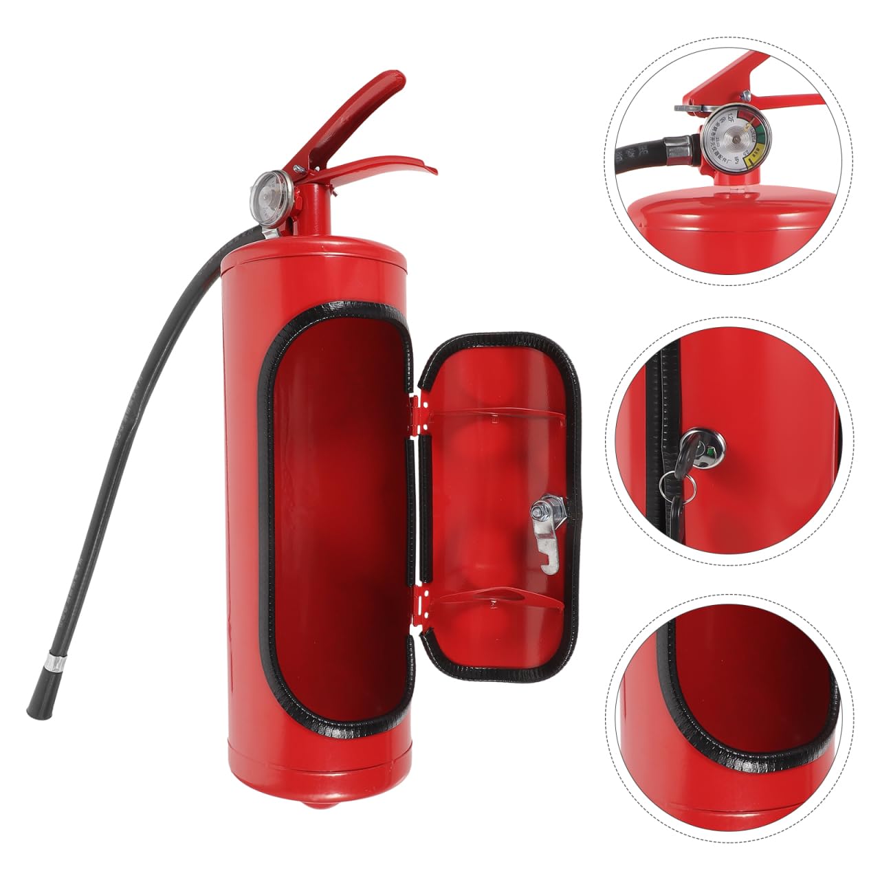 Feuerlöscher Weinbox Metall Kreative Aufbewahrung Für Weinflaschen Und Gläser Für Zuhause Für Feuerwehrmänner