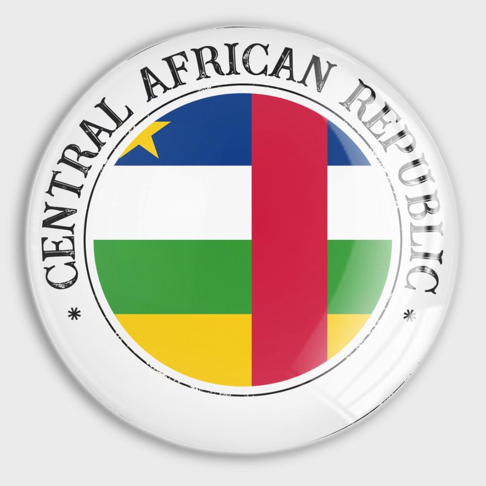 Aimants république centrafricaine pour fixer notes sur porte métal