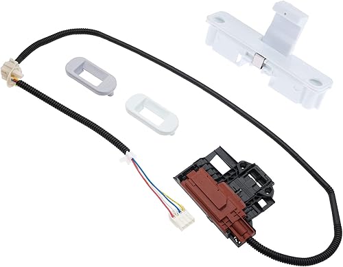 W10404050 Conjunto de pestillo de lavadora (interruptor de 4 cables) y cerradura de tapa W10240513 compatible con Whirlpool reemplaza AP5263307