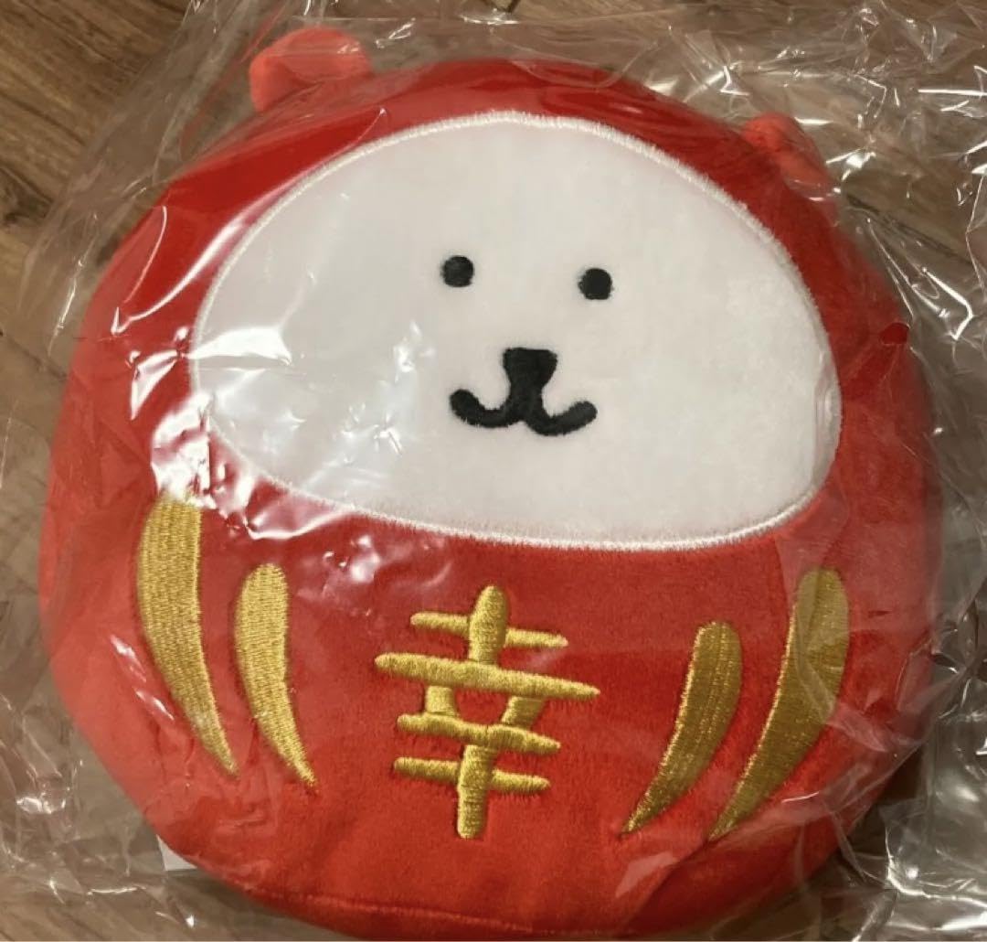 Amazon.co.jp: Self Tsukkomi Bear Daruma Pug Nagano Bear Plush Toy 