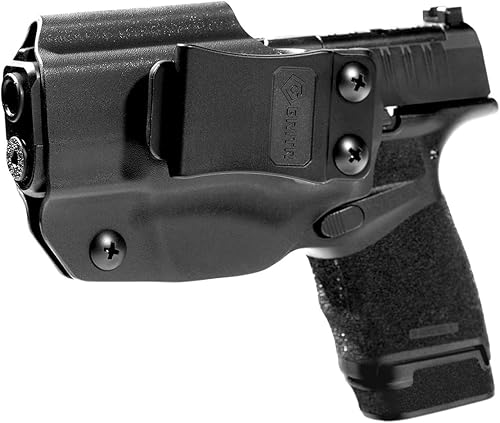GRITR IWB Kydex - Funda para pistola de mano derechaizquierda para Springfield Armory HellcatRDPOSP, corte Ăłptico, parte inferior abierta, clip de GRITR IWB Kydex - Funda para pistola de mano derechaizquierda para Springfield Armory HellcatRDPOSP, corte Ăłptico, parte inferior abierta, clip de