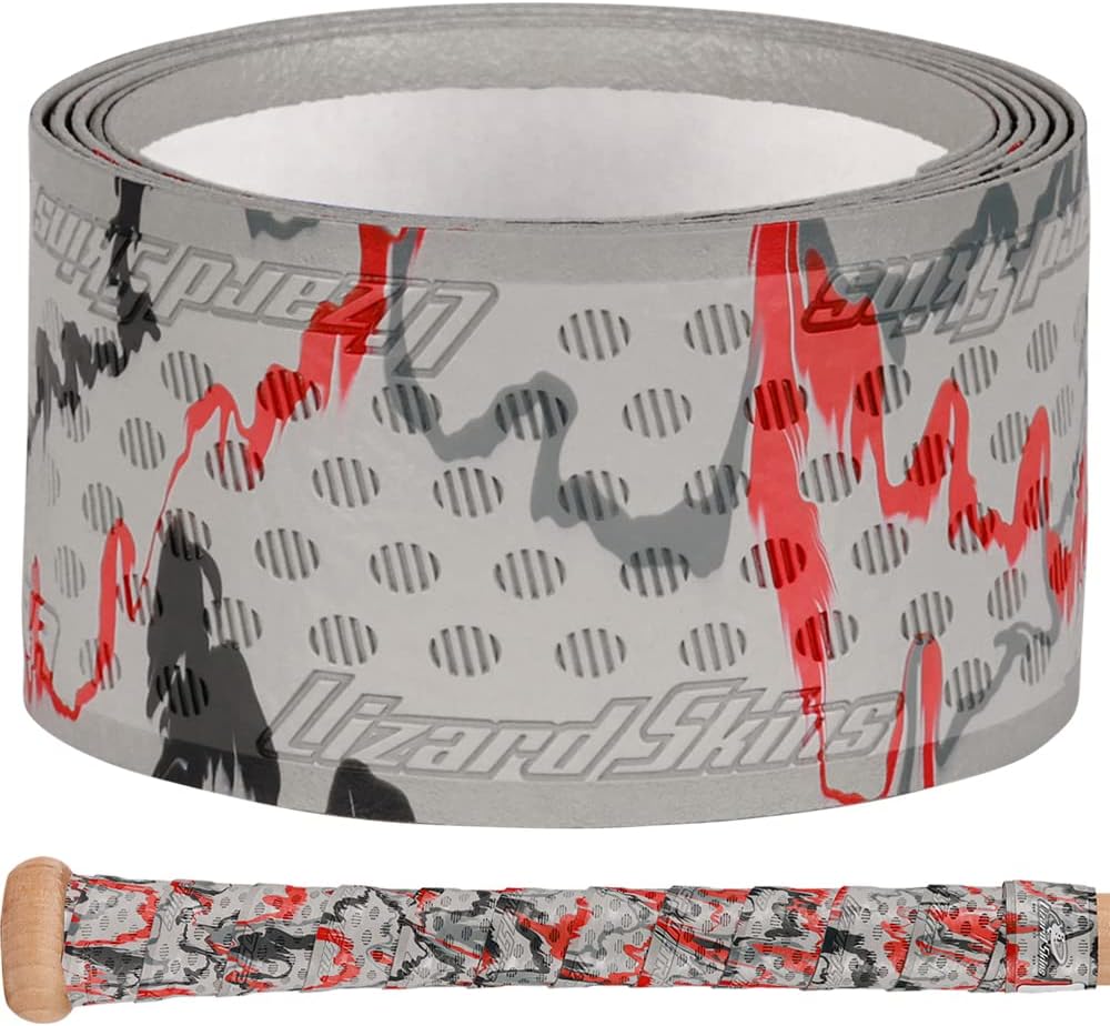 Lizard Skins DSP Ultra 0.5mm Bat Grip – Next-Gen Durasoft Polymer Baseball & Softball Bat Tape (Blitz Camo)