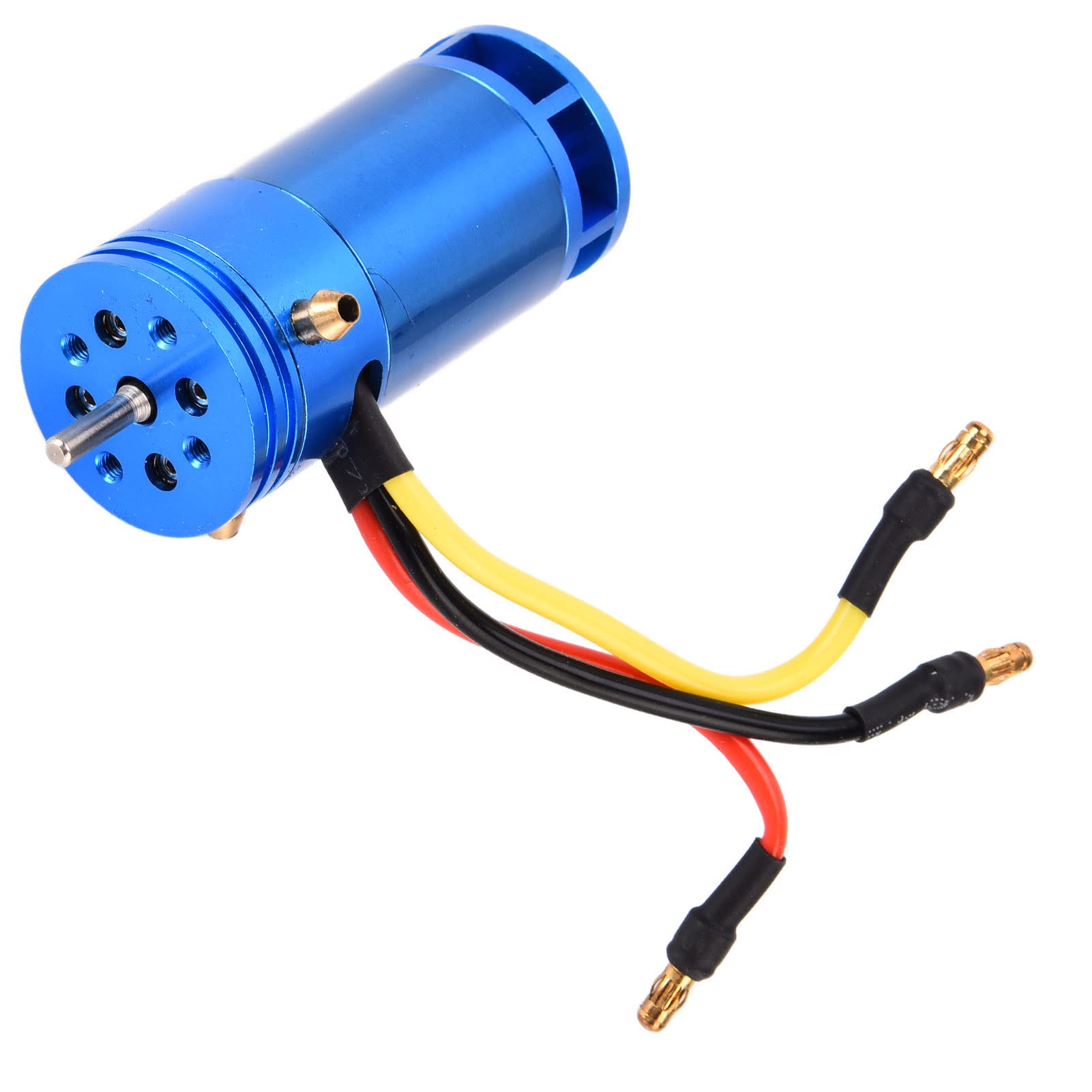 POENVFPO Alliage D'aluminium et de Cuivre RC Bateau Brushless Moteur pour SL2862 1500KV Moteur Brushless, à Faible Bruit, Refroidi à l'eau et Refroidi par Air avec Ventilateurs