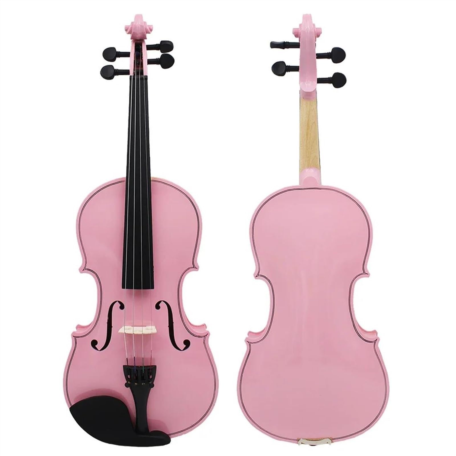 Violine 4/4 Violine Rosa Massivholz Violine Set Mit Stofftasche Bogen