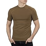 281Z Military Stretch Cotton Underwear T-Shirt for Tactical Hiking and Outdoor (Coyote Brown, X-Large)