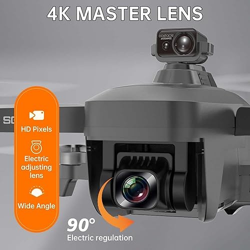 Miniatura 2 de ZLL SG906 MINI Drone con cámaras 4K, cardán de 3 ejes, evitación de obstáculos láser de 360 grados, RC 0.7 mi, cuadricóptero plegable profesional