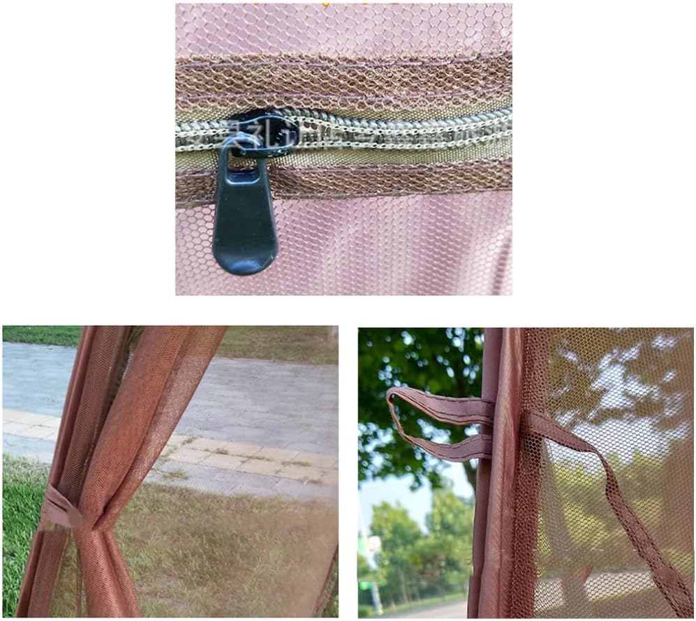Quickly Fold Camping Tent Single Person Outdoor Camping Meditations Tent Portable Steel Wire Meshes Tent
