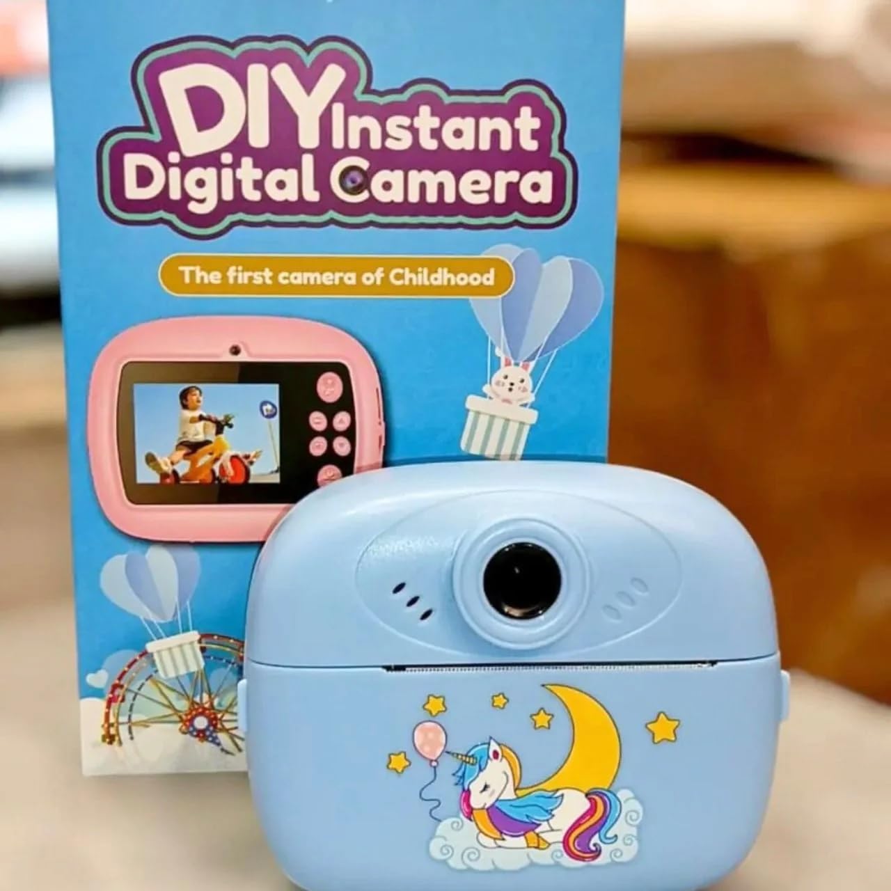 Case Creation Kids Instant Print Camera Video with Games, Thermal Printer, 2 Print Rolls, USB Charging, 48MP Children Digital Camera, Gift for Boys & Girls Age 3–16 (Blue Kids Instant Print Camera)-image-47