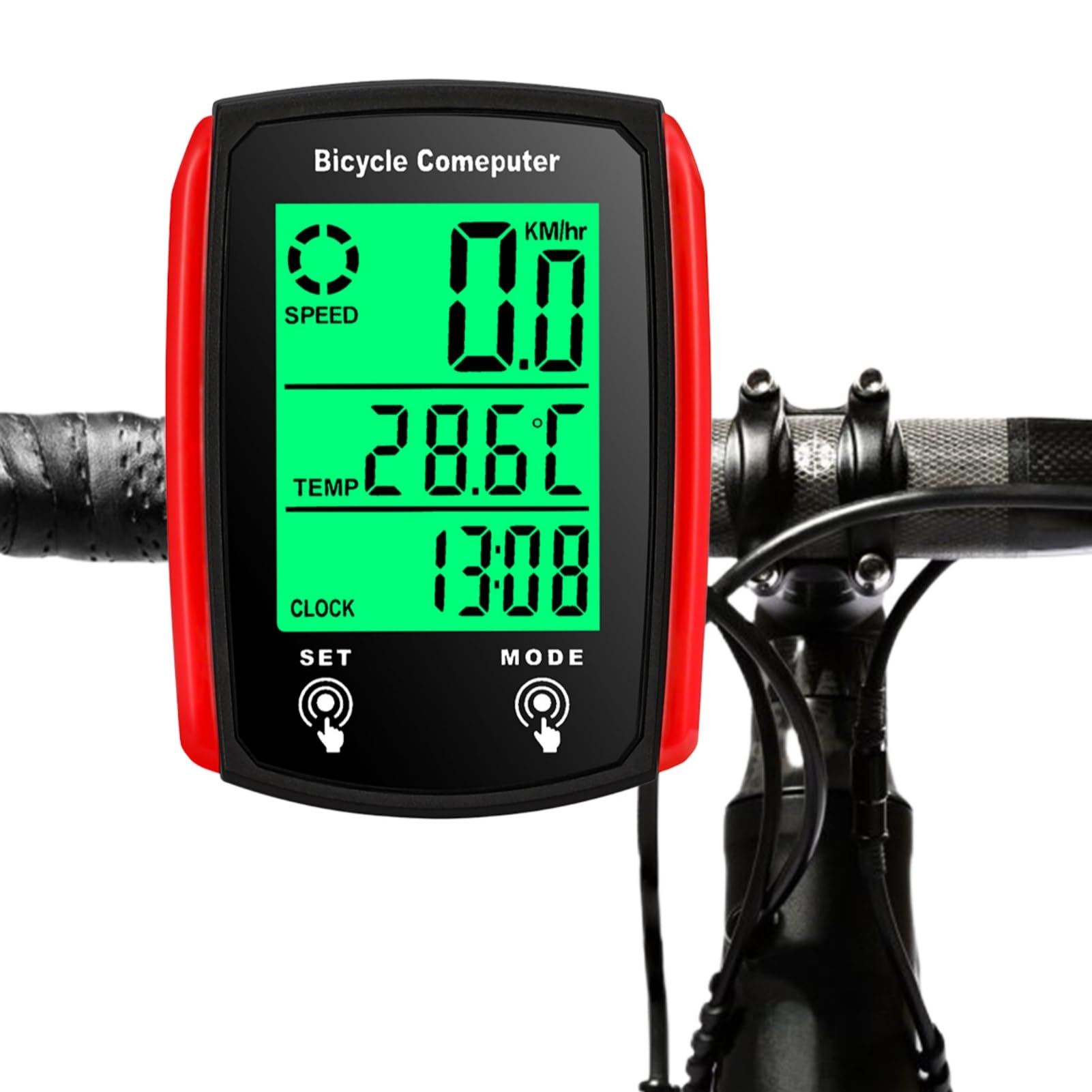 Bike Computer Universal 19 Functions Ip54 Waterproof Bicycle
