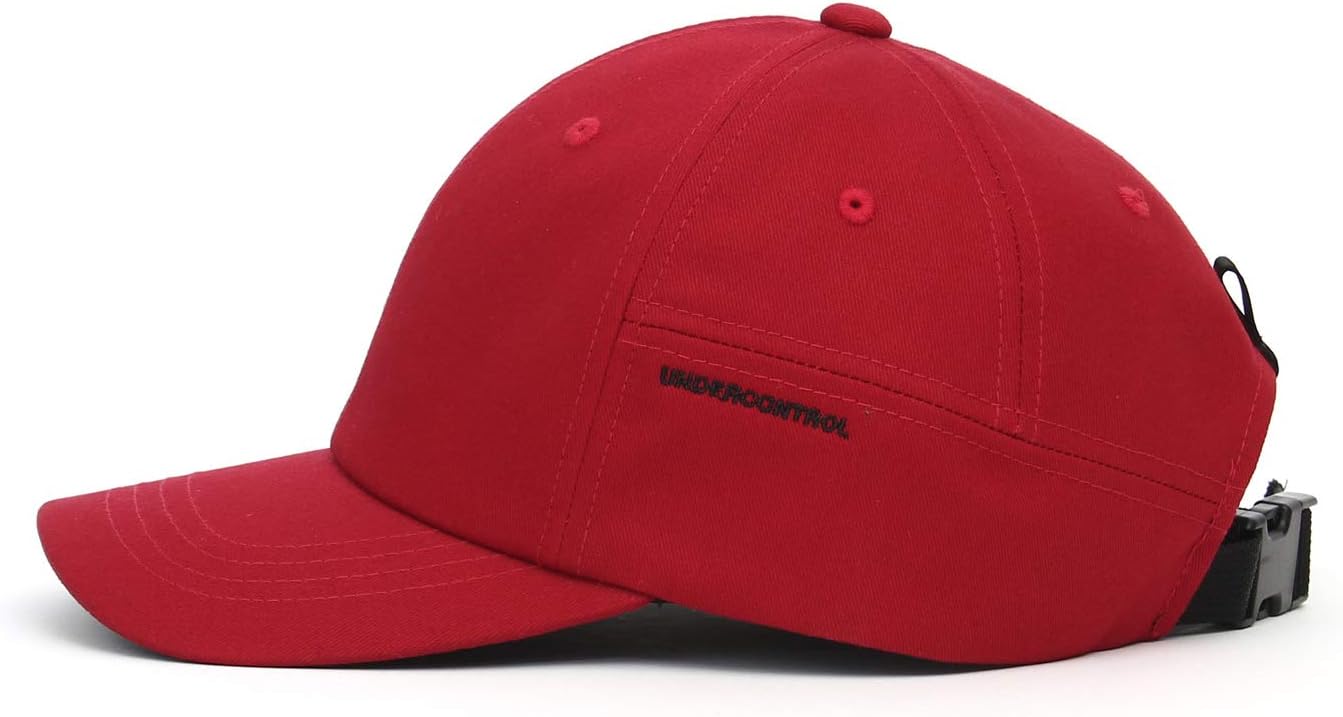UNDERCONTROL Technical Division Embroidered Ball Cap Free Size Men Women - Unisex Stylish Plain Baseball Hat Black Red