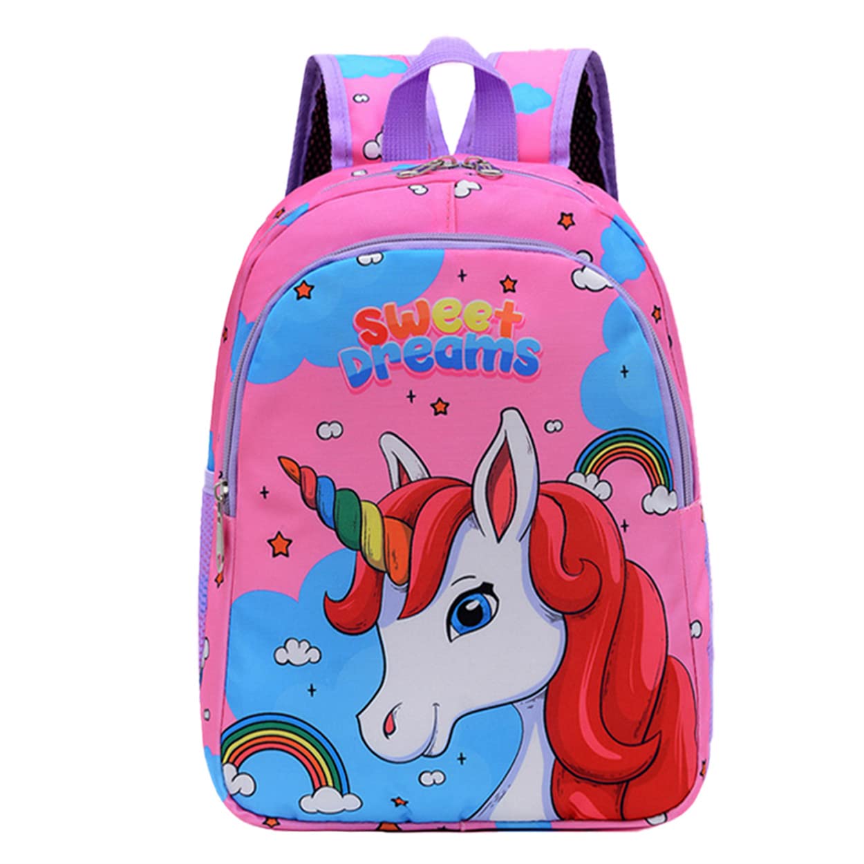 TOMVAESUnicorn Backpack Girls Backpack for School Kids Backpack Preschool Kindergarten Elementary Bookbag