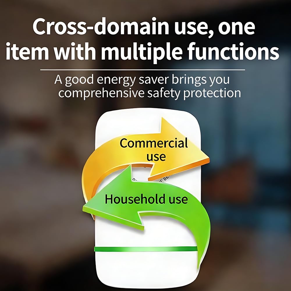 Optiwatt Electricity Saver, Suitable for Home & Commercial Use, Helps Reduce Unnecessary Power Consumption, Works with Various Electrical Appliances (4, White) - 5