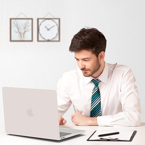 Miniatura 144 de B BELK Funda compatible con MacBook Air de 13 pulgadas 2022 2021 2020 2019 2018 M1 A2337 A2179 A1932 Touch ID, carcasa rígida de plástico para Verde