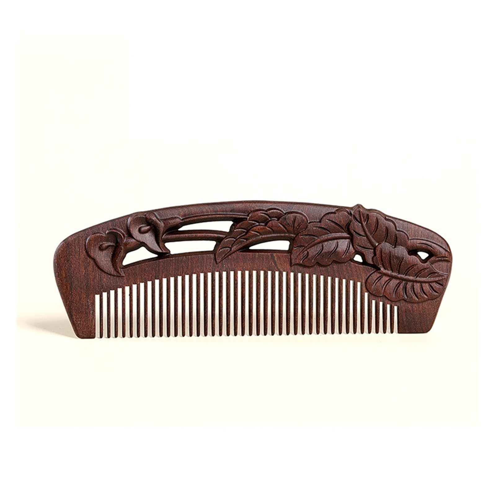 MPOPO Peines para Hombres Peine de Pelo Largo Especial for Mujer, Peine de Dientes Finos tallados, Peine de Madera for peinar el Cabello, Peine for Barba de Hombre Peine para la Caspa