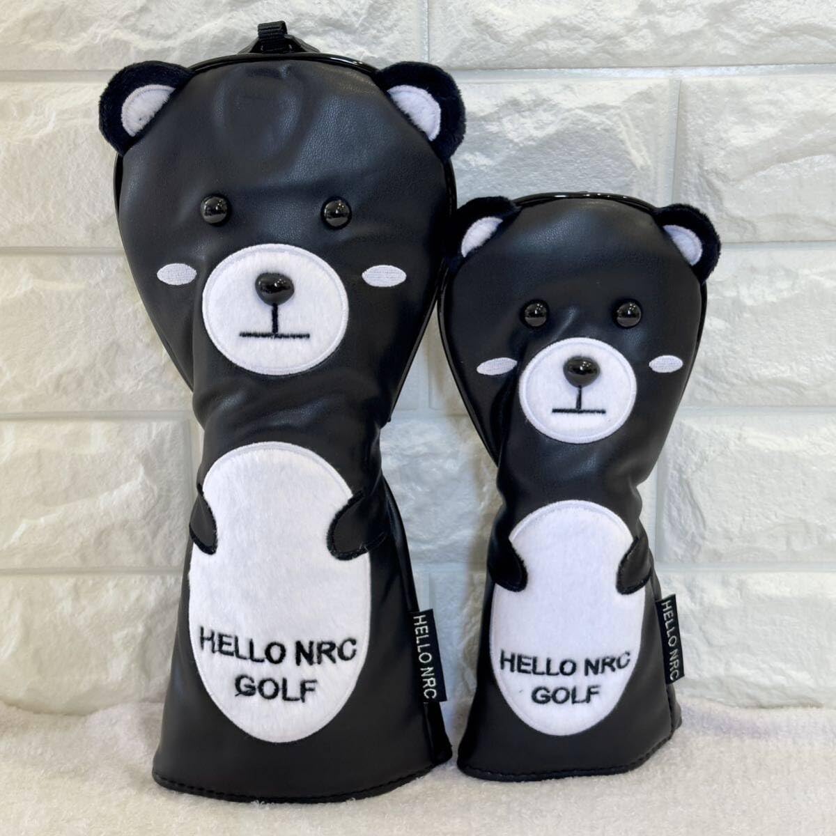 専用 ゴルフ ヘッドカバー ハンドメイド くま くまさん