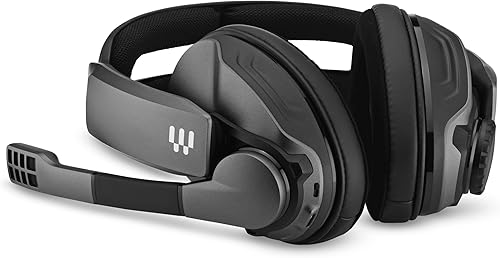 Miniatura 14 de Sennheiser GSP 370 - Auriculares inalámbricos para juegos sobre la oreja, Bluetooth de baja latencia, micrófono con cancelación de ruido, giro para