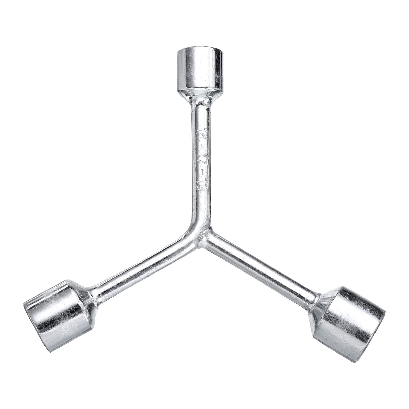 HARFINGTON Y-Shaped 3 Way Socket Wrench 14mm 17mm 19mm Y-Type 6-Point Hexagon Spanner Hex Wrench Torque Spanner Socket for Car Motorcycle Repair