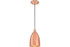 Westinghouse Hammered Copper One-Light Mini Pendant