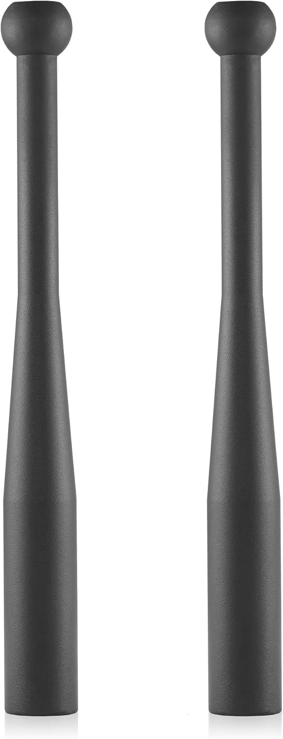Philosophy Gym Indian Clubs Pair- Weighted Steel Exercise Club Bells Set, Arm Strength Trainer
