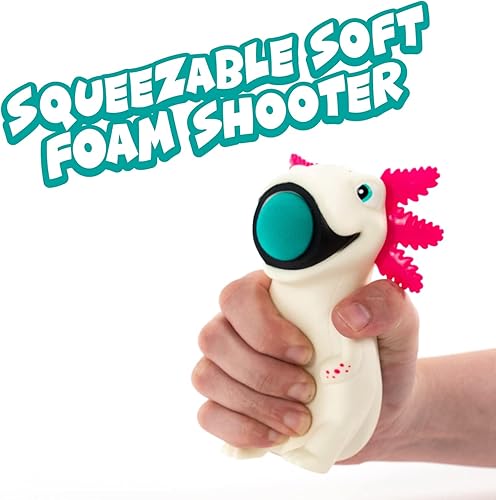 Miniatura 6 de Hog Wild Axolotl - Juguete para presionar peces  Pelotas de espuma Pop de hasta 20 pies  6 bolas incluidas  A partir de 4 años