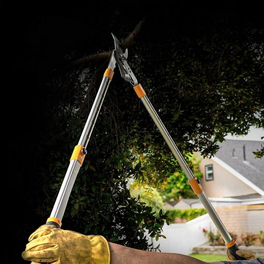 27-40" Adjustable Gear-Bypass Limb & Branch Lopper with Extendable Handle