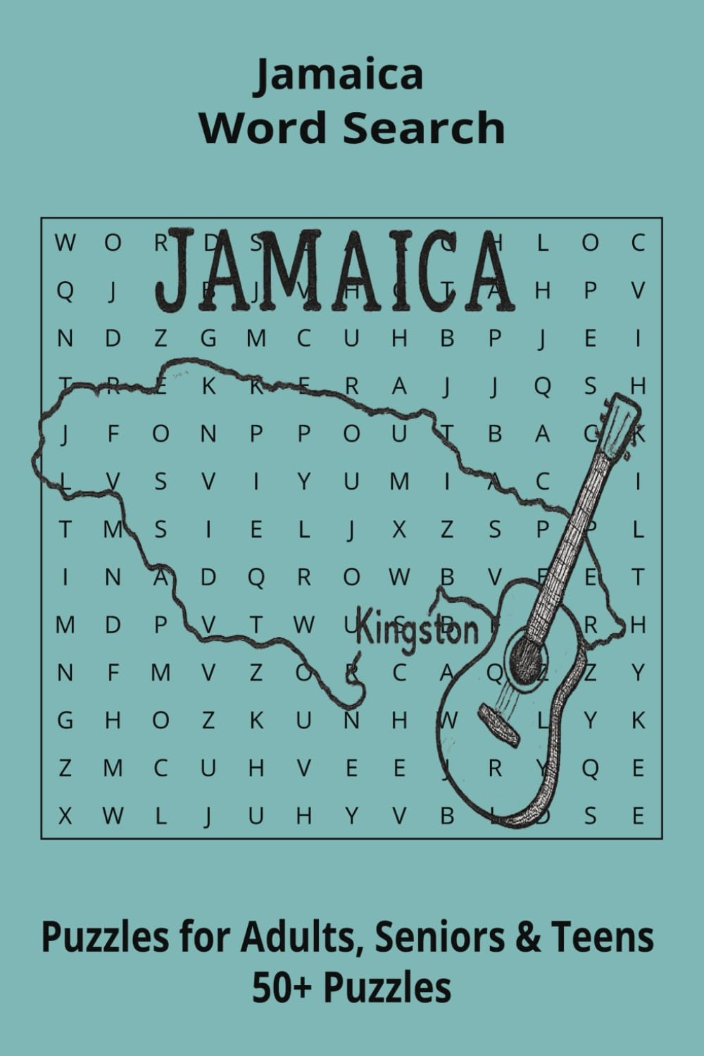 Country Jamaica Word Searches: Puzzle Book (6x9”, 111 pages, 50+ Puzzles,… Gift for ;Travellers, Study, during Vacation, Holiday or Time to Relax