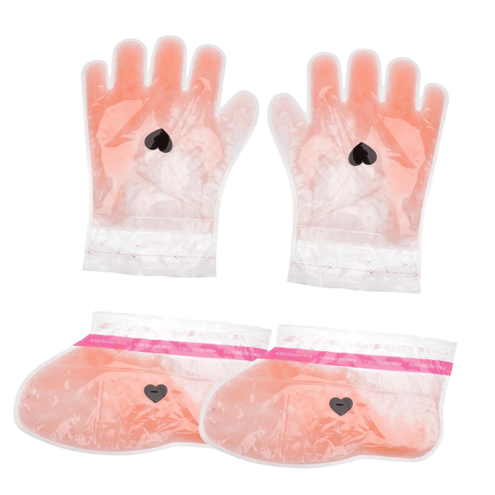 Ipetboom 2-Pair Paraffin Hand Wax Set Paraffin Wax Glove Foot Cover for Nourishing Foot Care Reusable Easy to Store Hand Feet Wax Cover Size Fits for Paraffin Therapy Lovers