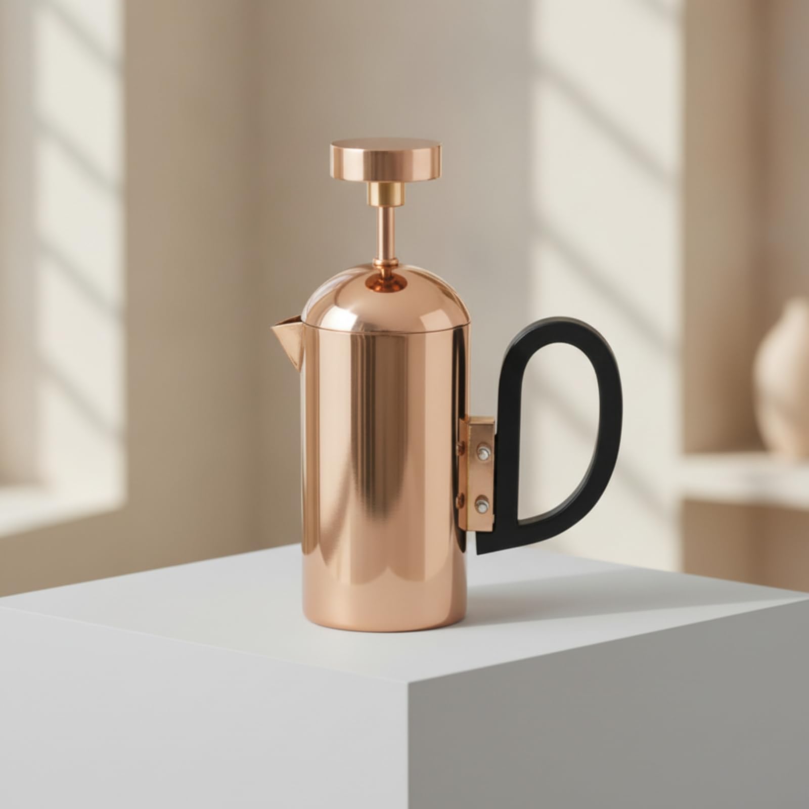 Bollitore per Pour Over Antiruggine, Argento, Acciaio Inox, Modello Grande, Grande, Altezza 27 Cm