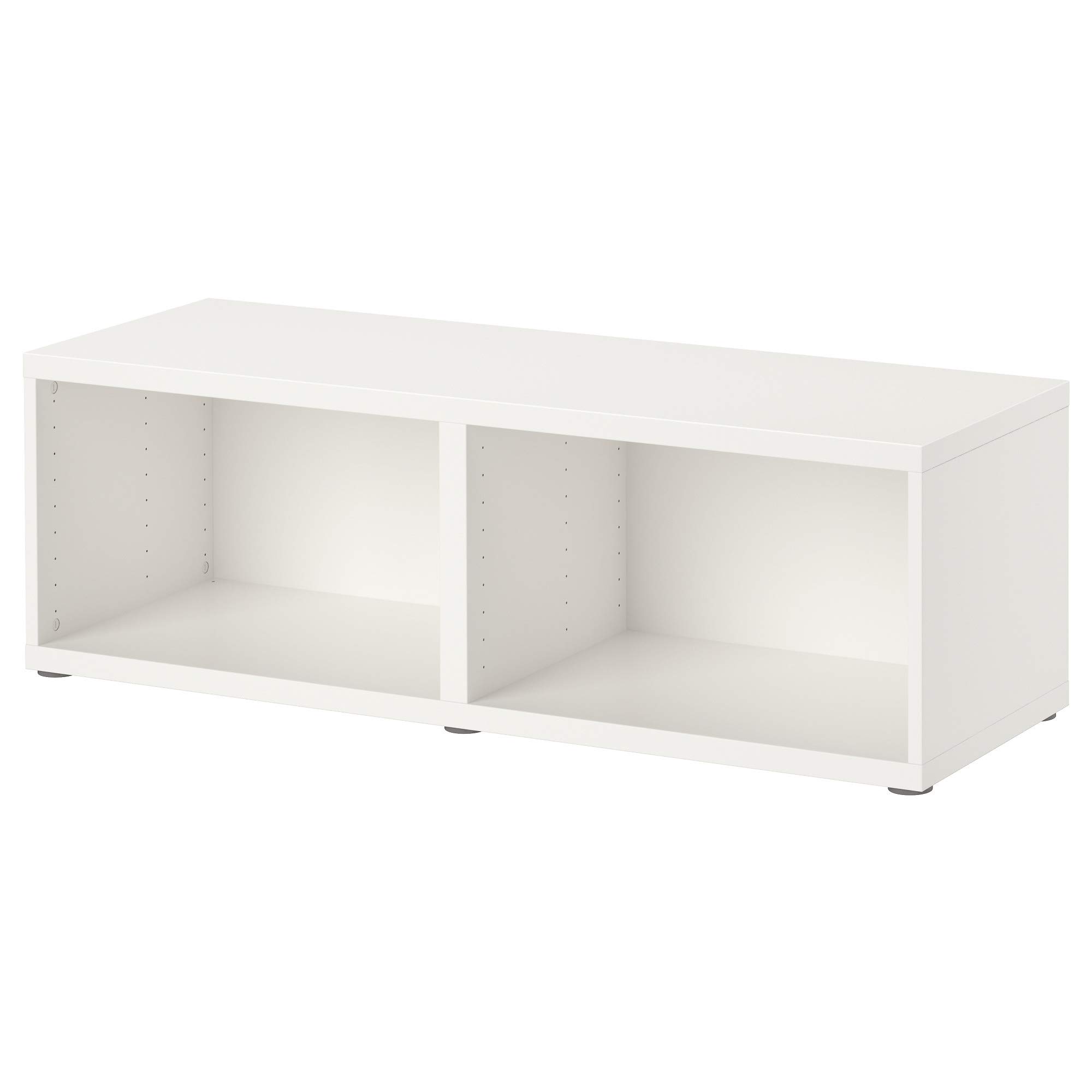 BESTÅ cadre blanc 120x40x38 cm idéal comme banc TV de salon