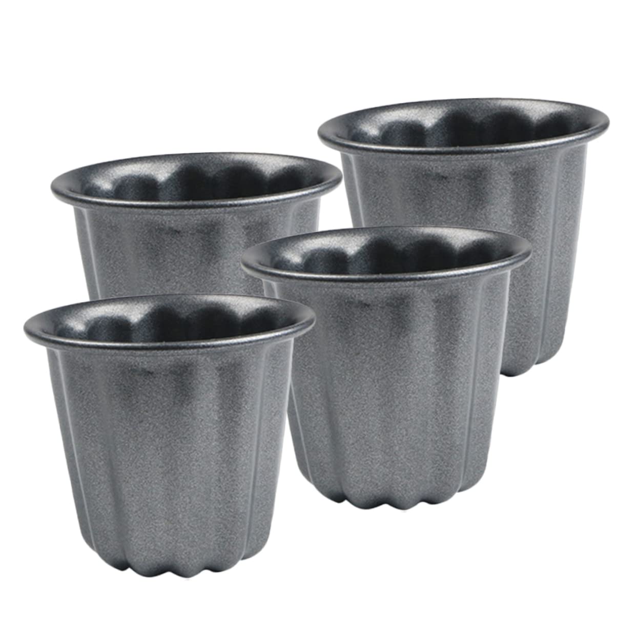 LABRIMP 8pièces Moules à Muffins Antiadhésifs Pour Gâteaux Puddings Et Desserts Ustensiles De Pour Maison Restaurant Et Pâtisserie