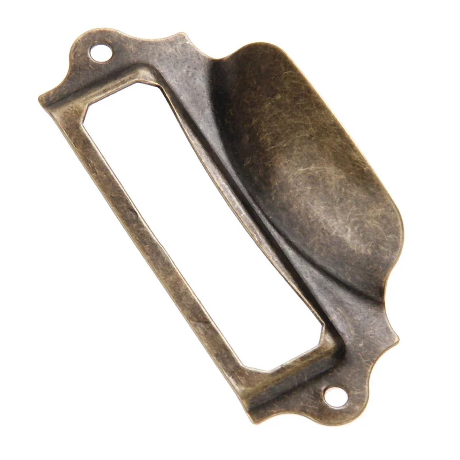 Lot de 70 porte-étiquettes en laiton bronze pour boîtes à bijoux et armoires pour bureau, bibliothèque, bibliothèque