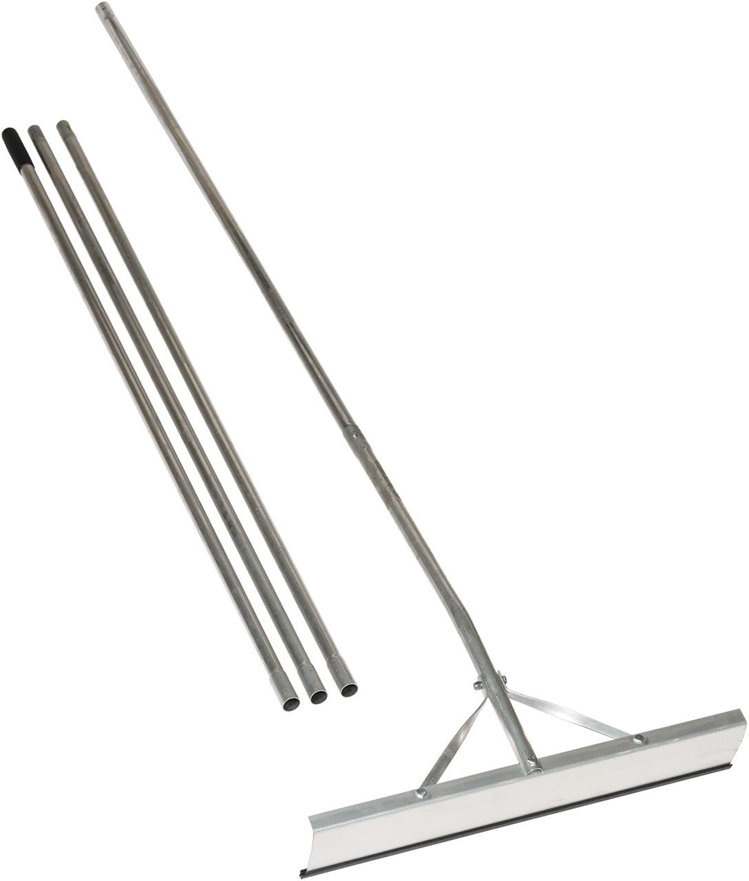 Pro Value 96721 Head Snow Roof Rake, 21' 4-Section Extendable Aluminum Handle, 24""", Natural