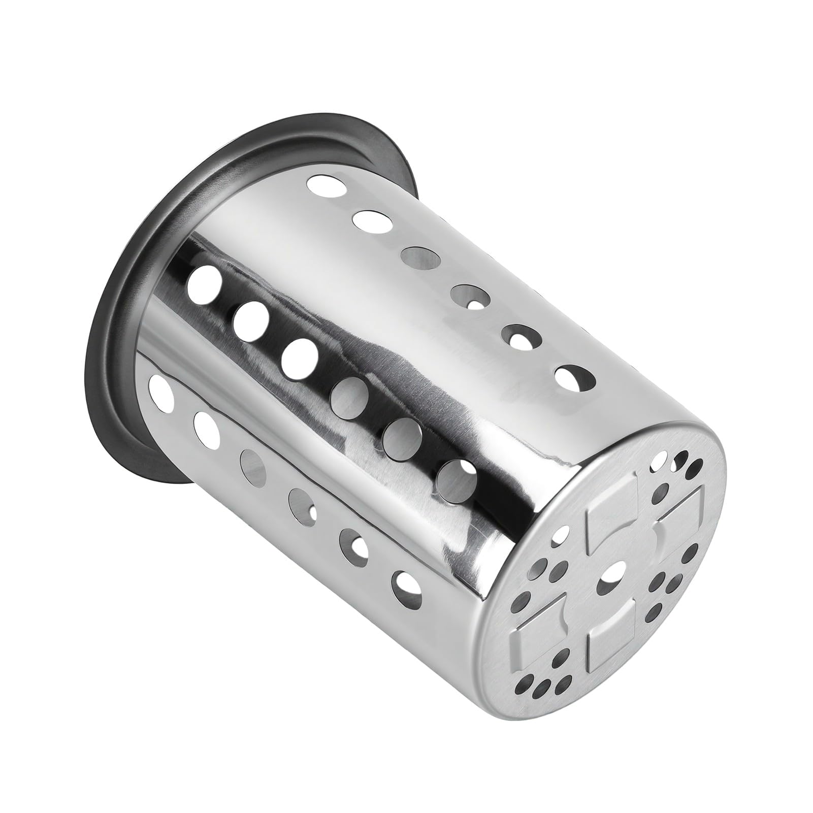 POENVFPO Support D'ustensiles de Cuisine en Acier Inoxydable, Design Stable